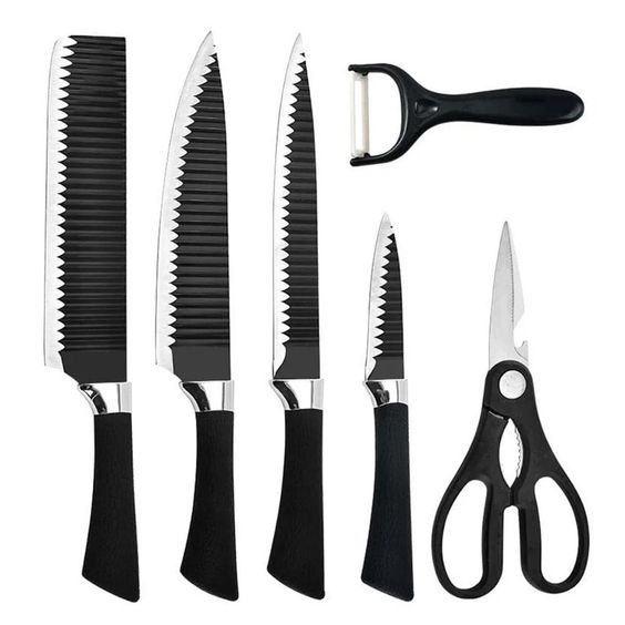 Set Cuchillos Premium De Cocina 6 PZS