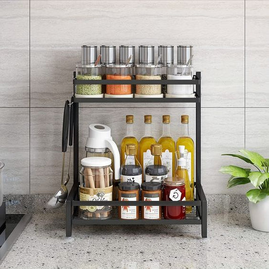Mini Organizador Doble Acero con Estante