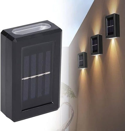 Luz de pared solar energía sostenible