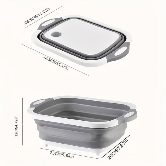 Tabla de Picar Plegable 3 en 1