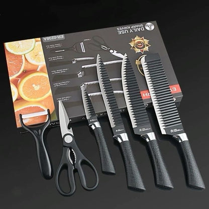 Set Cuchillos Premium De Cocina 6 PZS