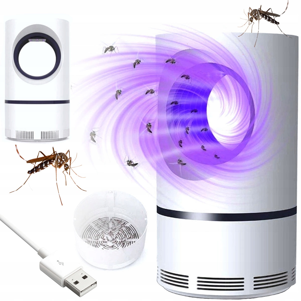Lampara Led Atrapa Mosquitos