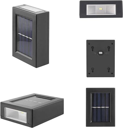 Luz de pared solar energía sostenible