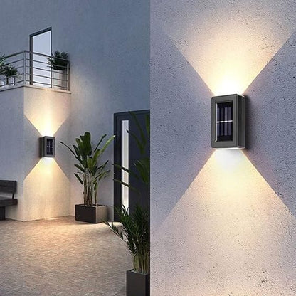 Luz de pared solar energía sostenible
