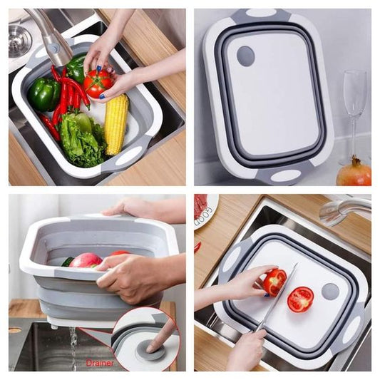 Tabla de Picar Plegable 3 en 1