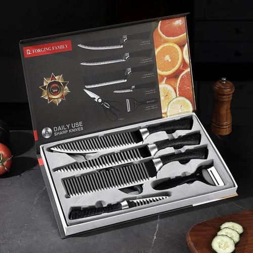 Set Cuchillos Premium De Cocina 6 PZS